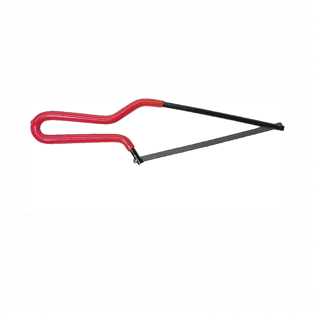 37700 Hacksaw, 6 in L Blade, 32 TPI, HCS Blade, Steel Frame, Cushion Grip Handle, Rubber Handle
