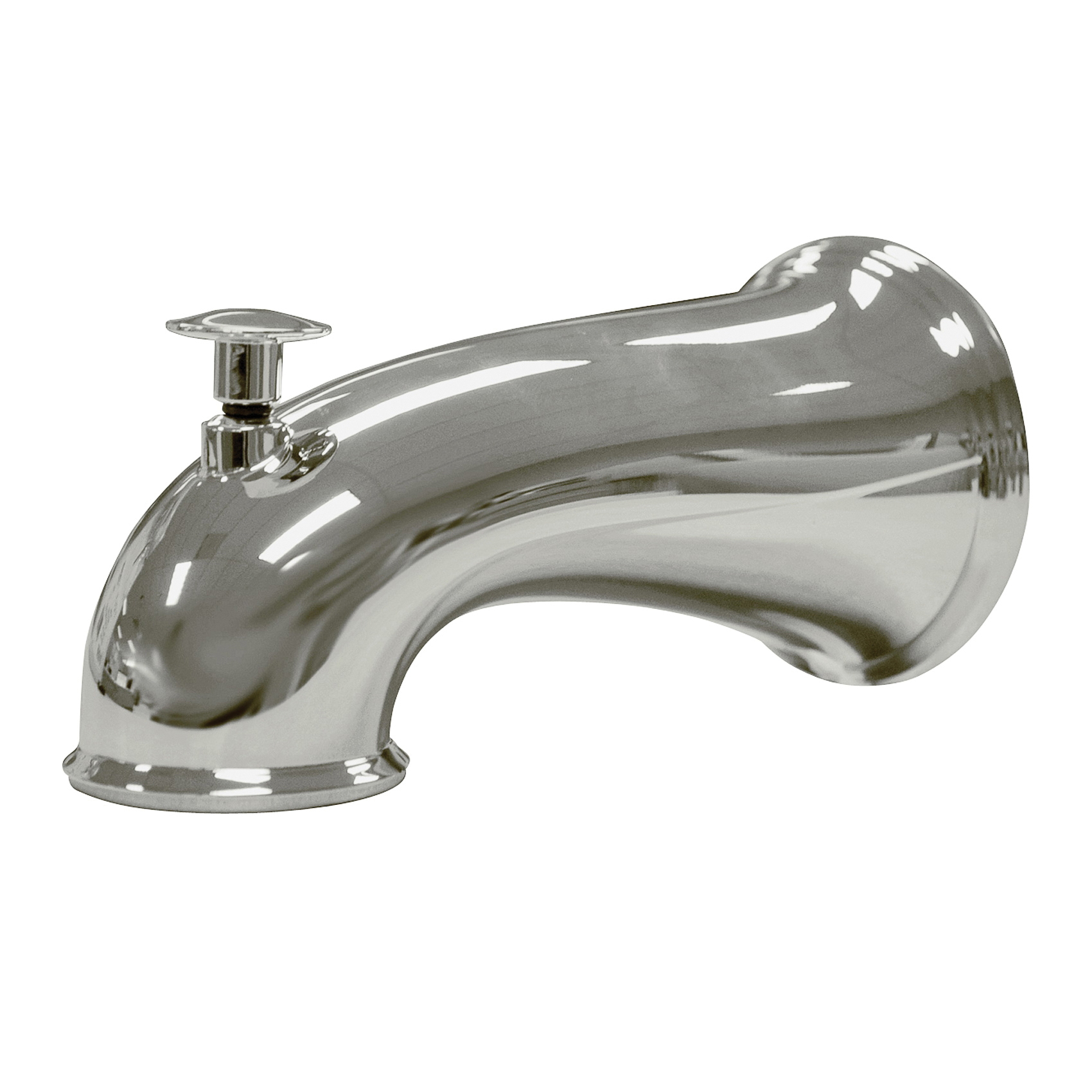 10316 Tub Spout, 6 in L, Metal, Brushed Nickel
