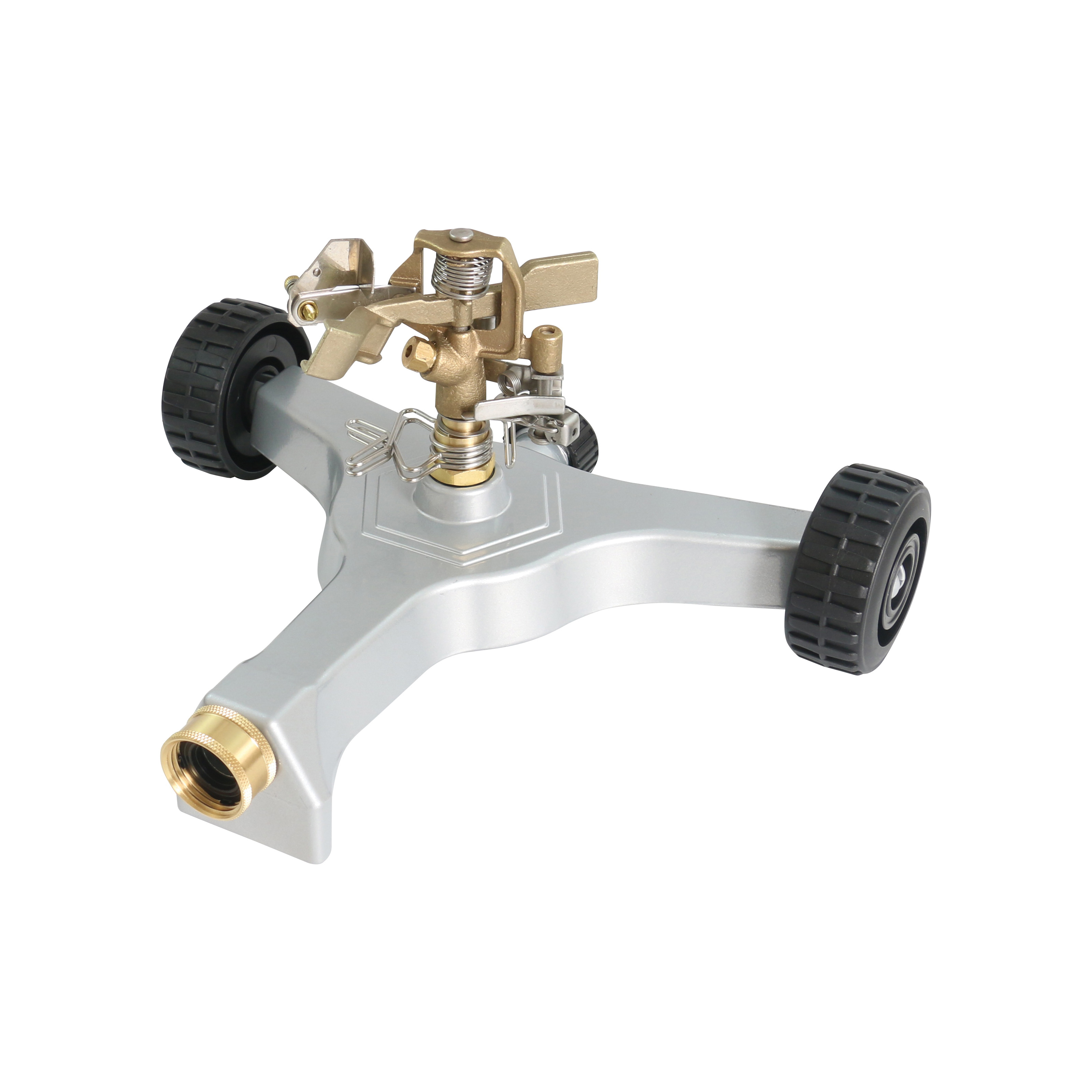 628739 Lawn Sprinkler, Female, Round, Zinc