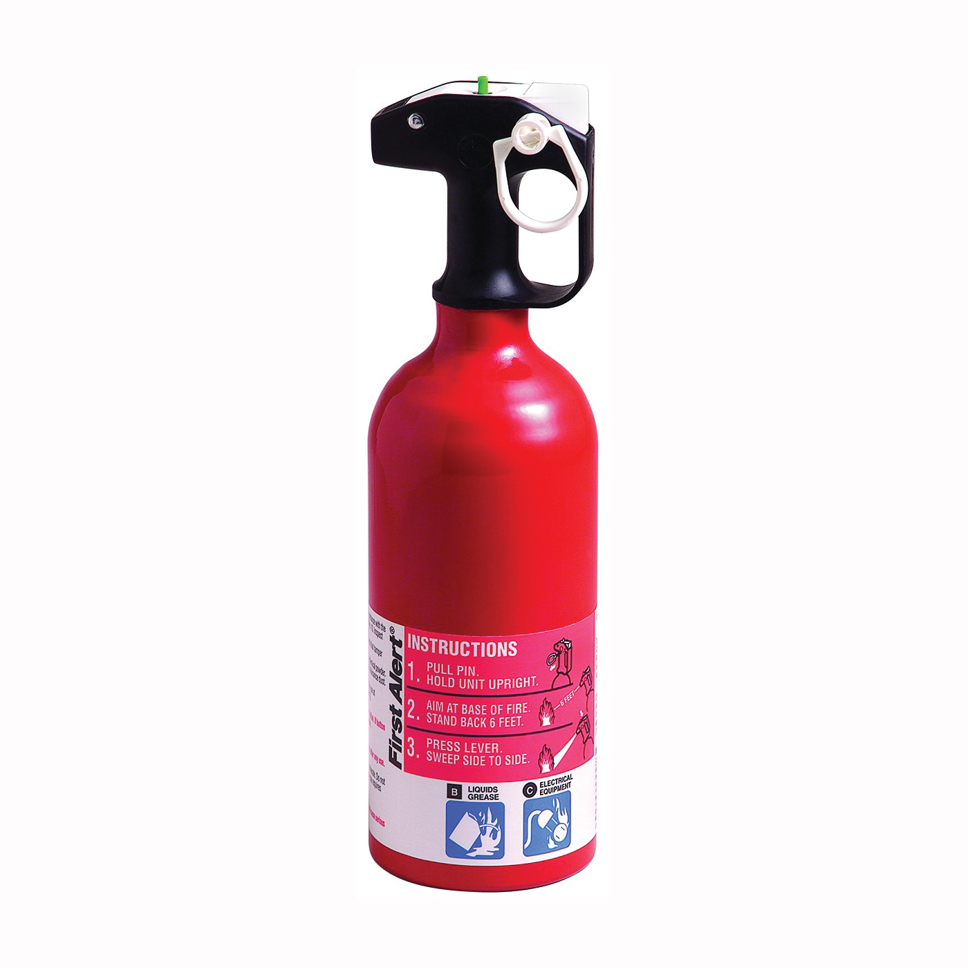 AUTO5 Fire Extinguisher, 1.4 lb, Sodium Bicarbonate, 5-B:C Class