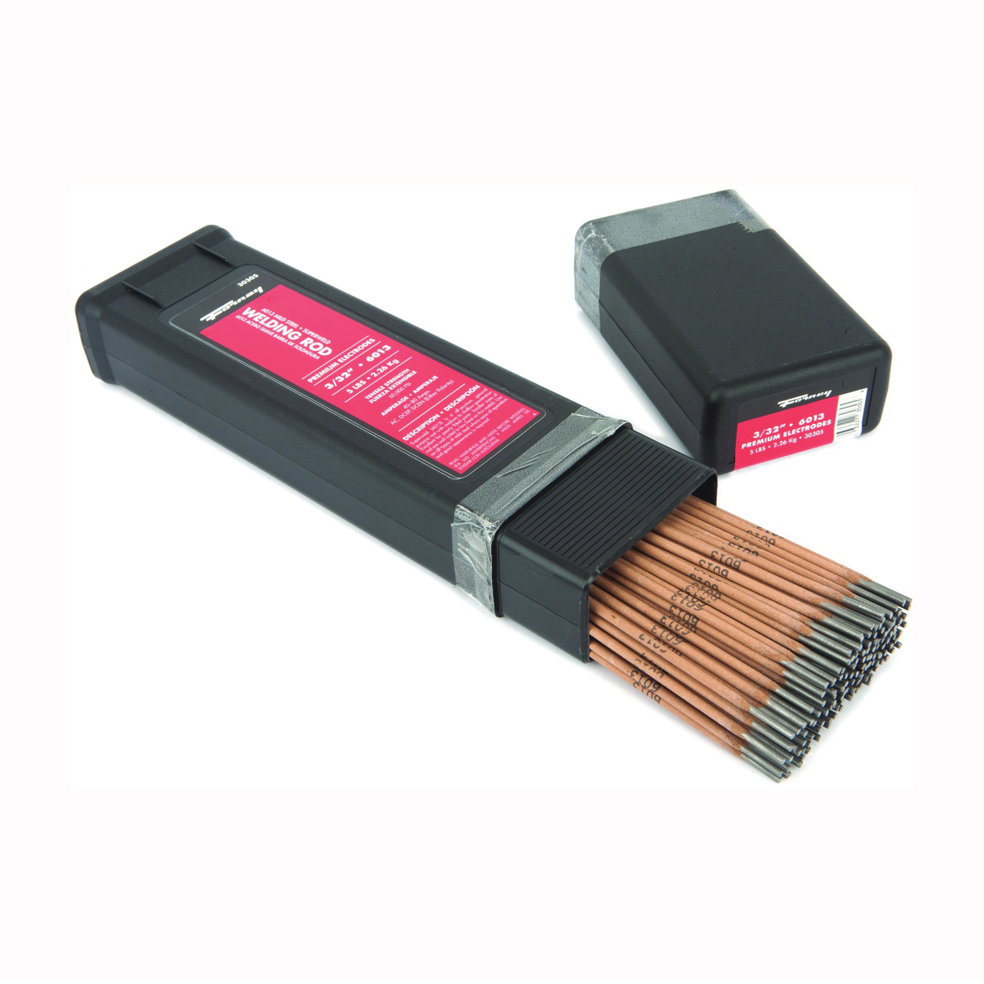 30305 Stick Electrode, 3/32 in Dia, 14 in L, Mild Steel
