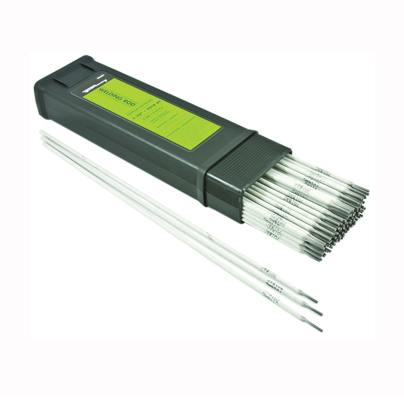 30681 Stick Electrode, 3/32 in Dia, 14 in L,  Mild Steel