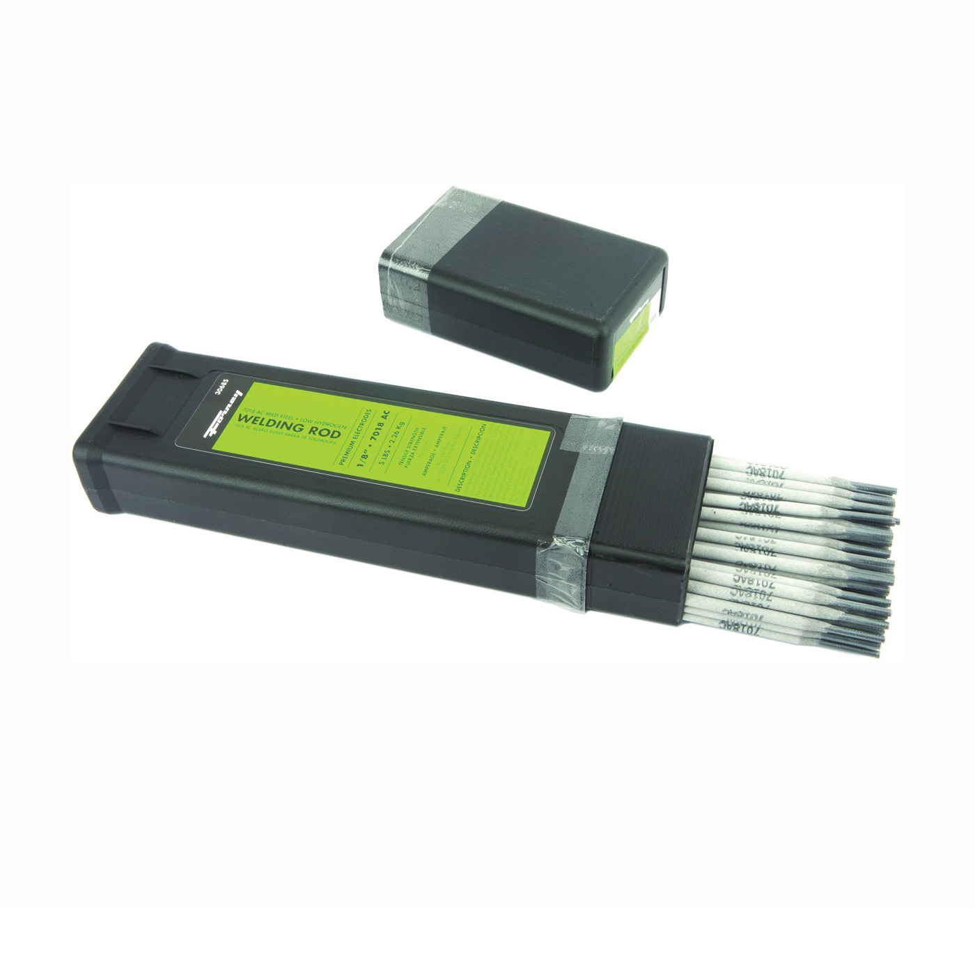 30685 Stick Electrode, 1/8 in Dia, 14 in L, Mild Steel