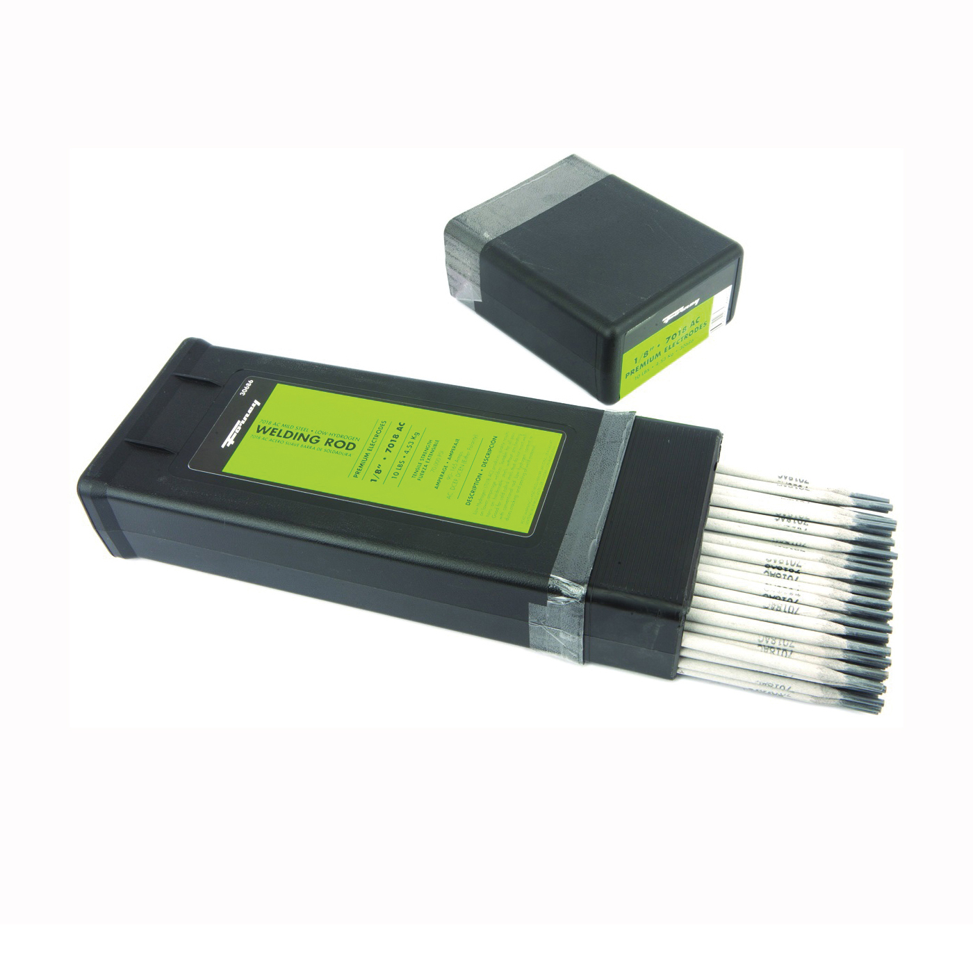 30686 Stick Electrode, 1/8 in Dia, 14 in L, Mild Steel