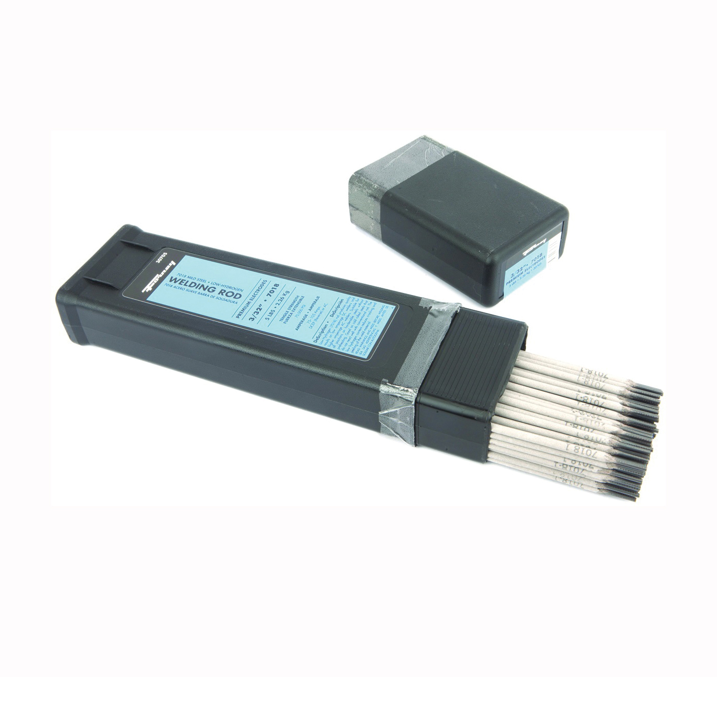 30705 Stick Electrode, 3/32 in Dia, 14 in L, Mild Steel