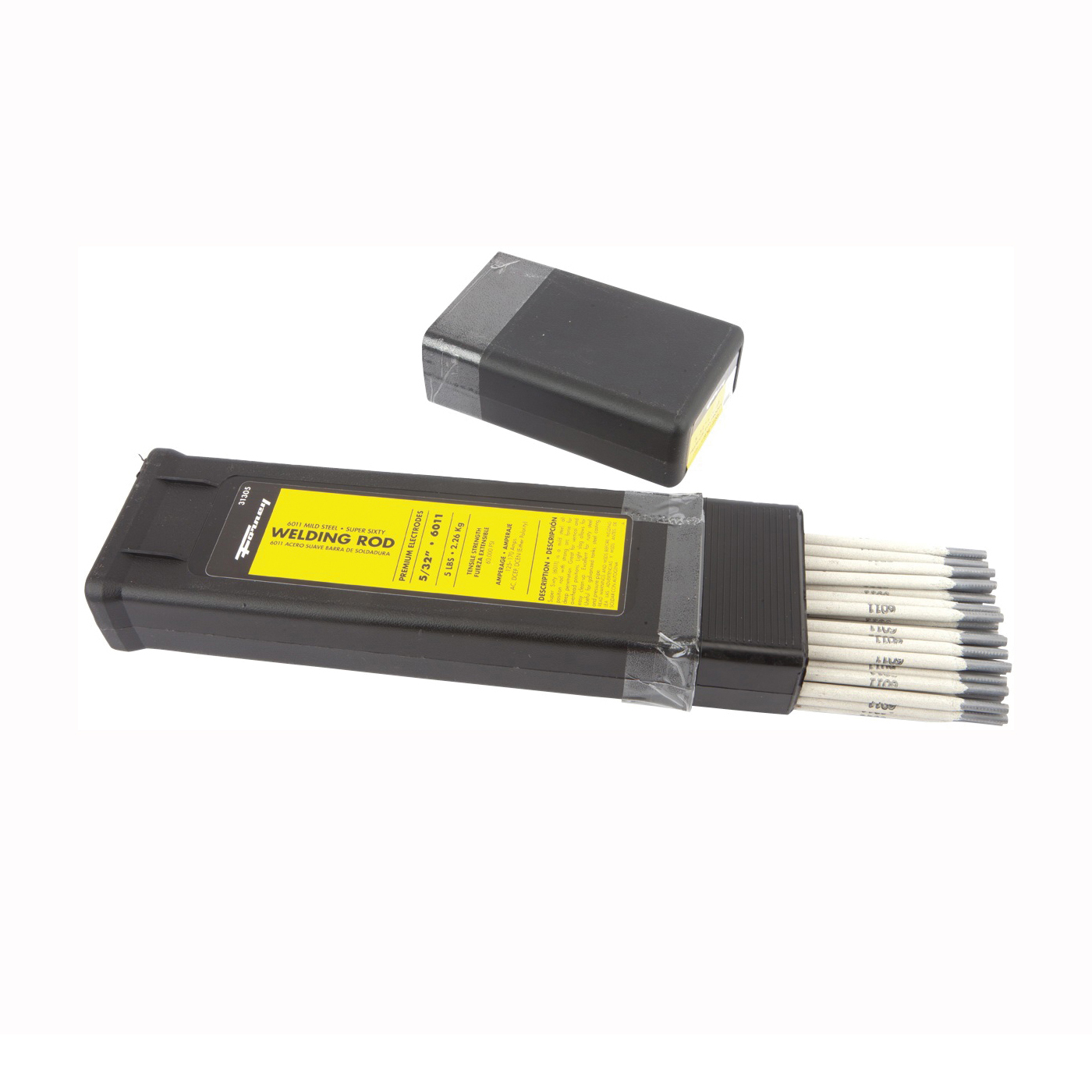 31305 Stick Electrode, 5/32 in Dia, 14 in L, Mild Steel