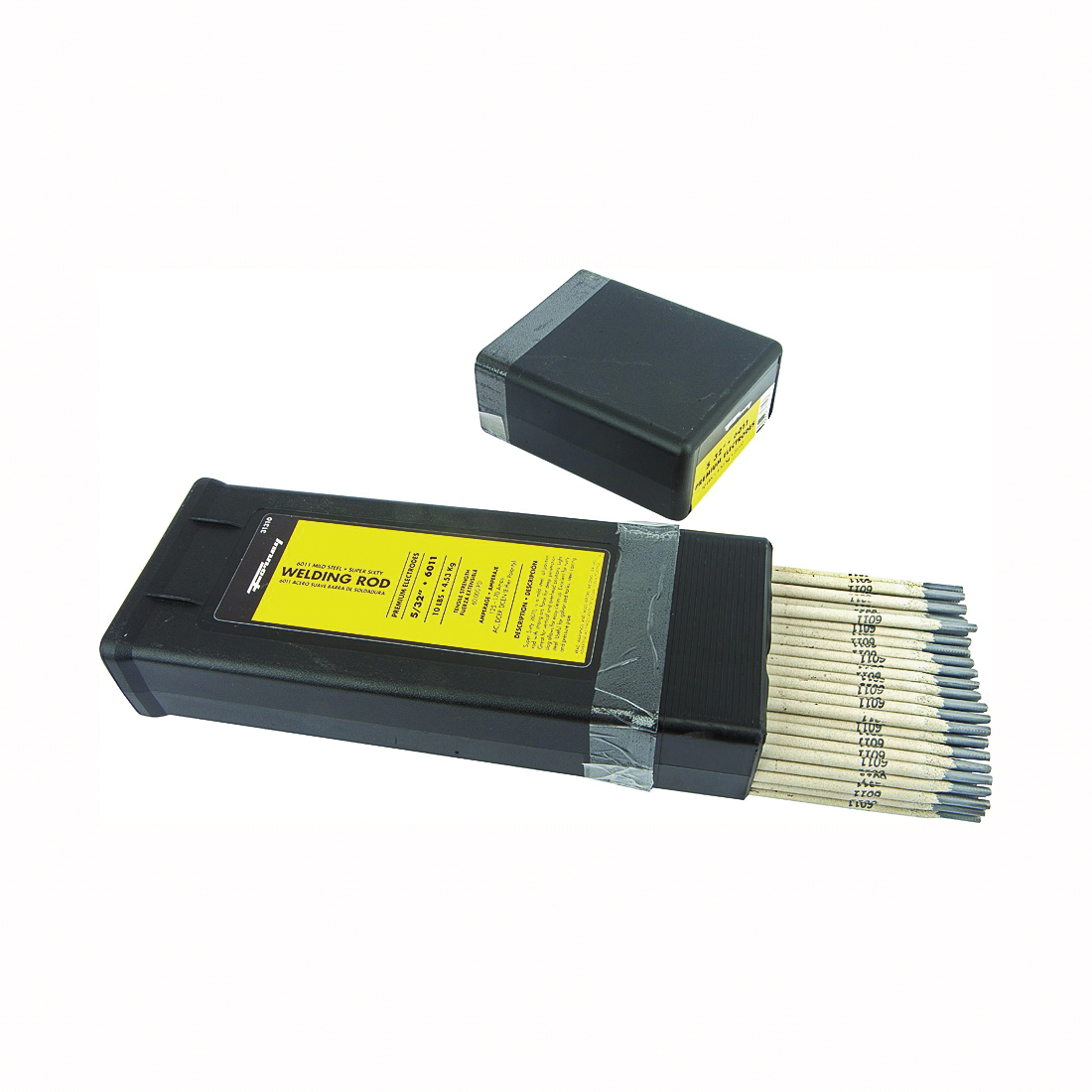 31310 Stick Electrode, 5/32 in Dia, 14 in L, Mild Steel