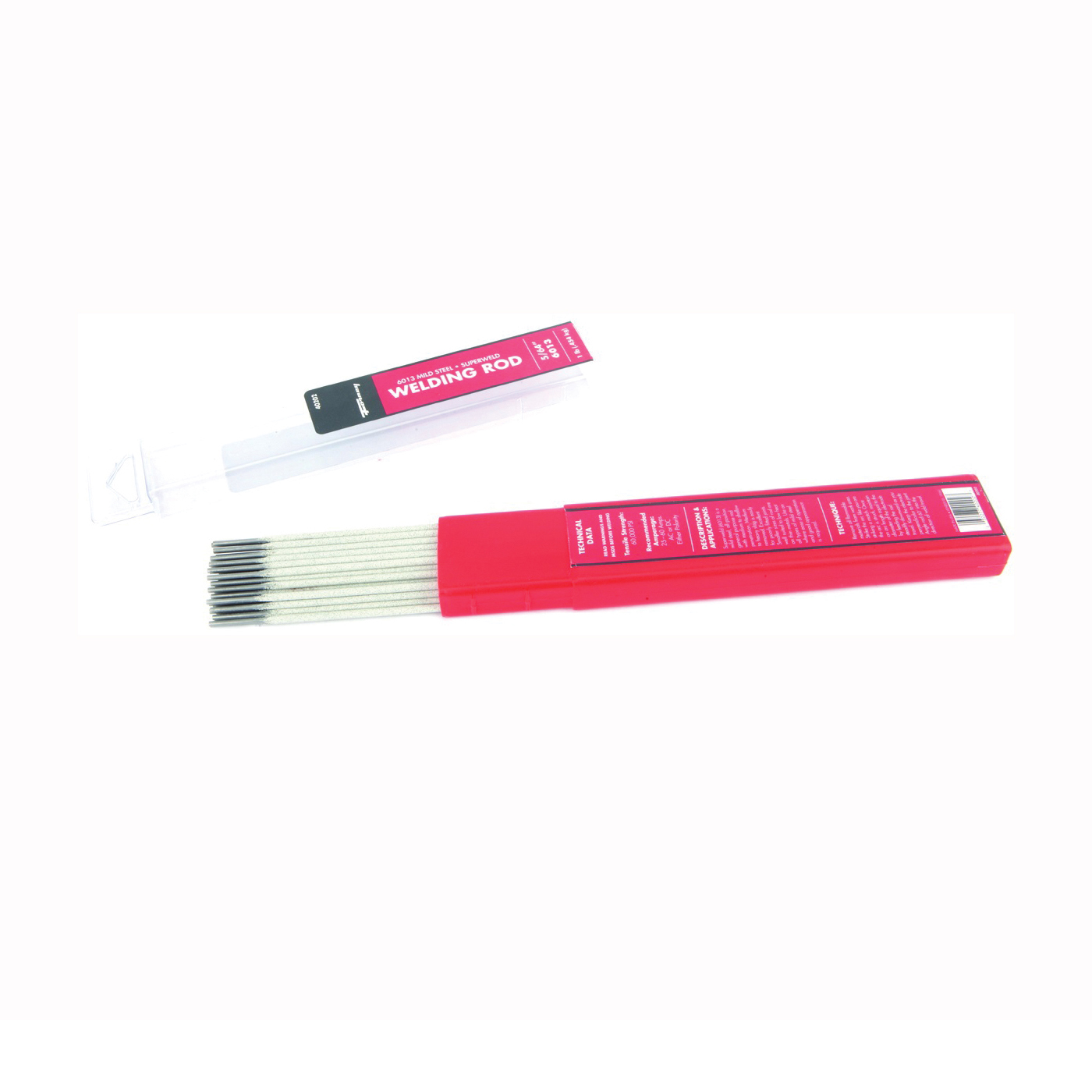 40202 Stick Electrode, 5/64 in Dia, 14 in L, Steel