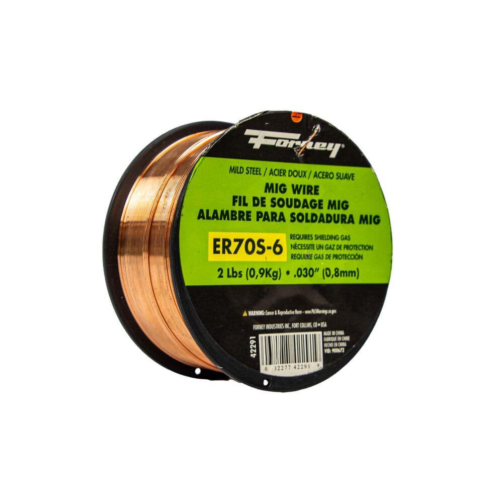 42291 MIG Welding Wire, 0.03 in Dia, Mild Steel
