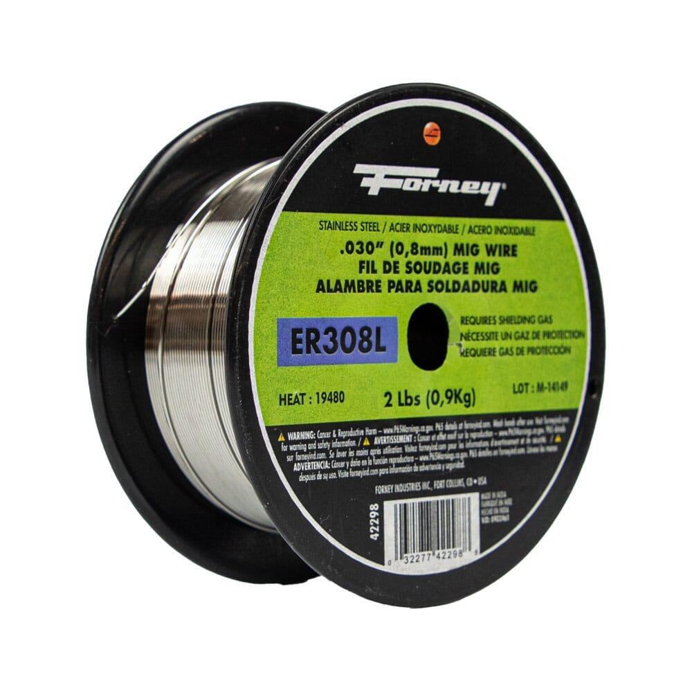 42300 MIG Welding Wire, 0.03 in Dia, Mild Steel