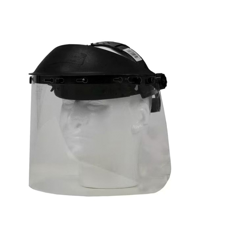 58600 Face Shield, Polyethylene Visor, Clear Visor, Pin Headgear
