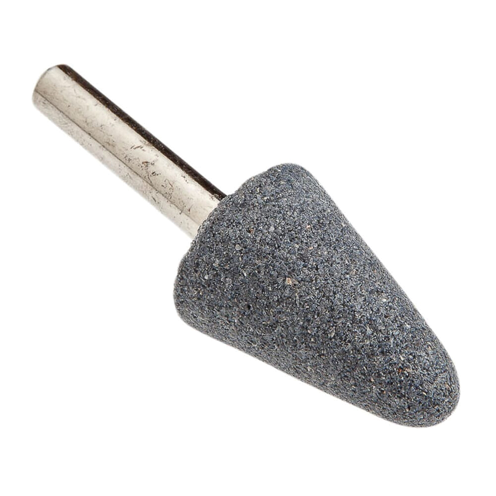 60027 Grinding Point, 3/4 x 1-1/8 in Dia, 1/4 in Arbor/Shank, 60 Grit, Coarse, Aluminum Oxide Abrasive