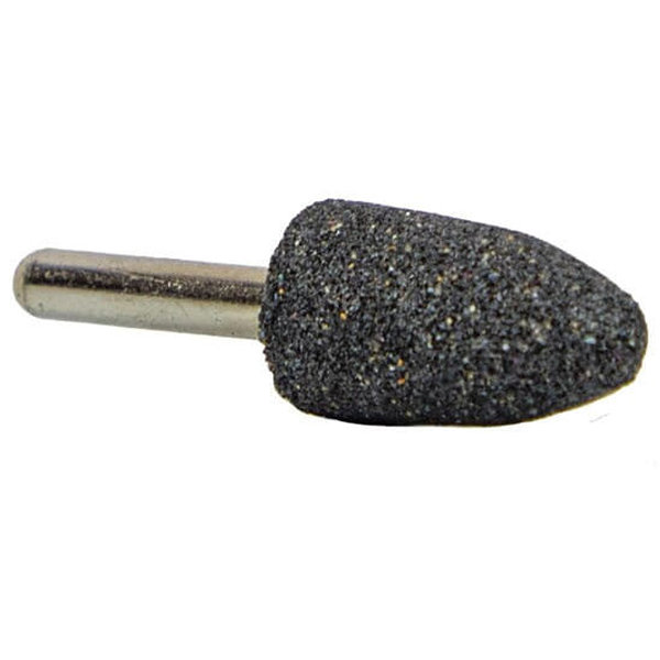 Forney 60029 Point Top Shank-Mounted Point, 1-1/4 in Dia, 1/4 in Arbor/Shank, 60 Grit, Coarse, Aluminum Oxide Abrasive - 2