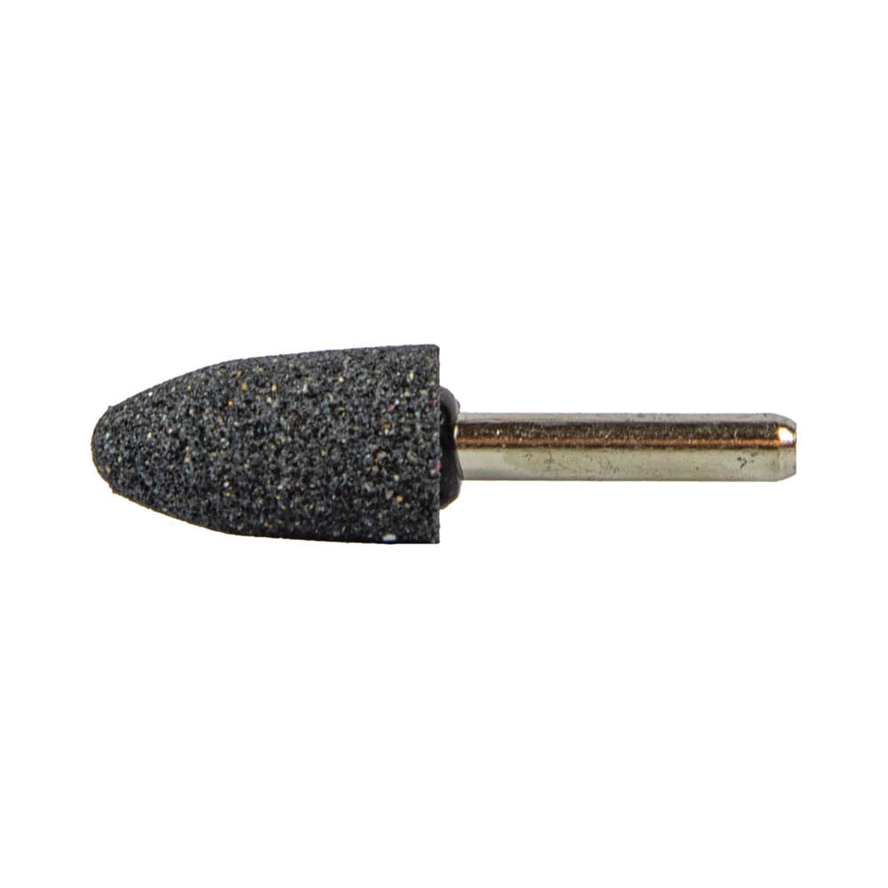 Forney 60029 Point Top Shank-Mounted Point, 1-1/4 in Dia, 1/4 in Arbor/Shank, 60 Grit, Coarse, Aluminum Oxide Abrasive - 5