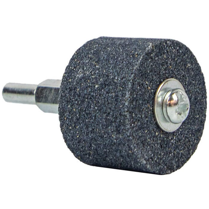 Forney 60051 Cylindrical Grinding Wheel, 1-1/2 in Dia, 1/4 in Arbor/Shank, 60 Grit, Medium, Aluminum Oxide Abrasive - 2