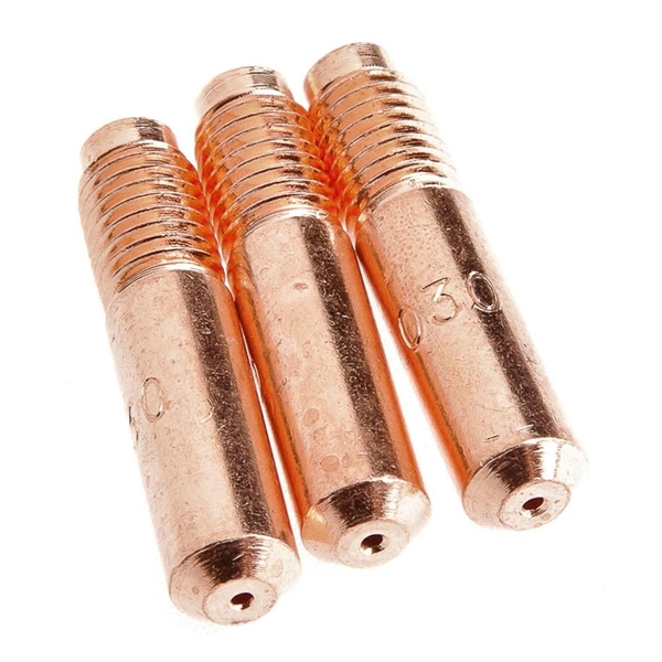 Forney Miller Style Series 60165 MIG Contact Tip, 0.03 in Tip, Copper - 2