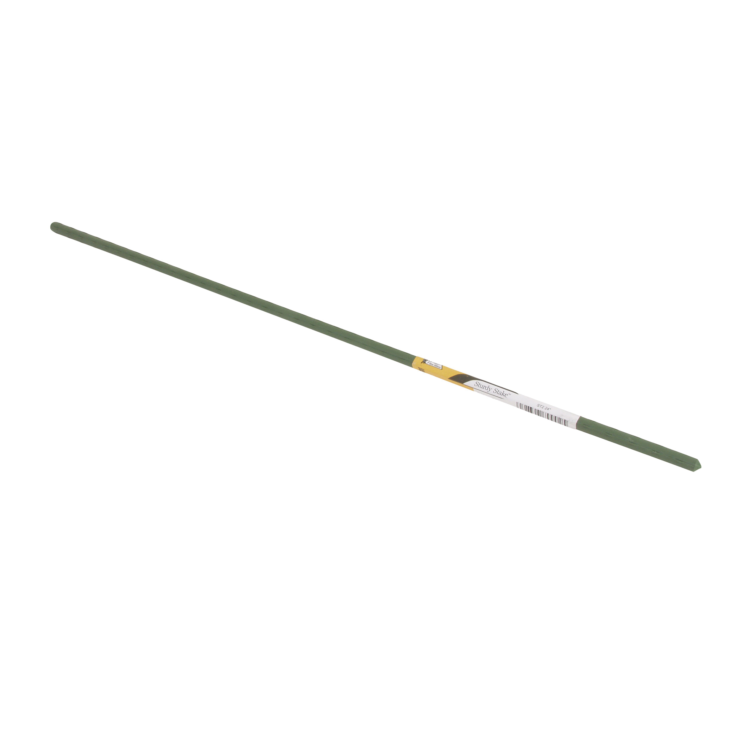 ST4-4 Sturdy Stake, 48 in L, 3/4 in Dia, Steel, Green