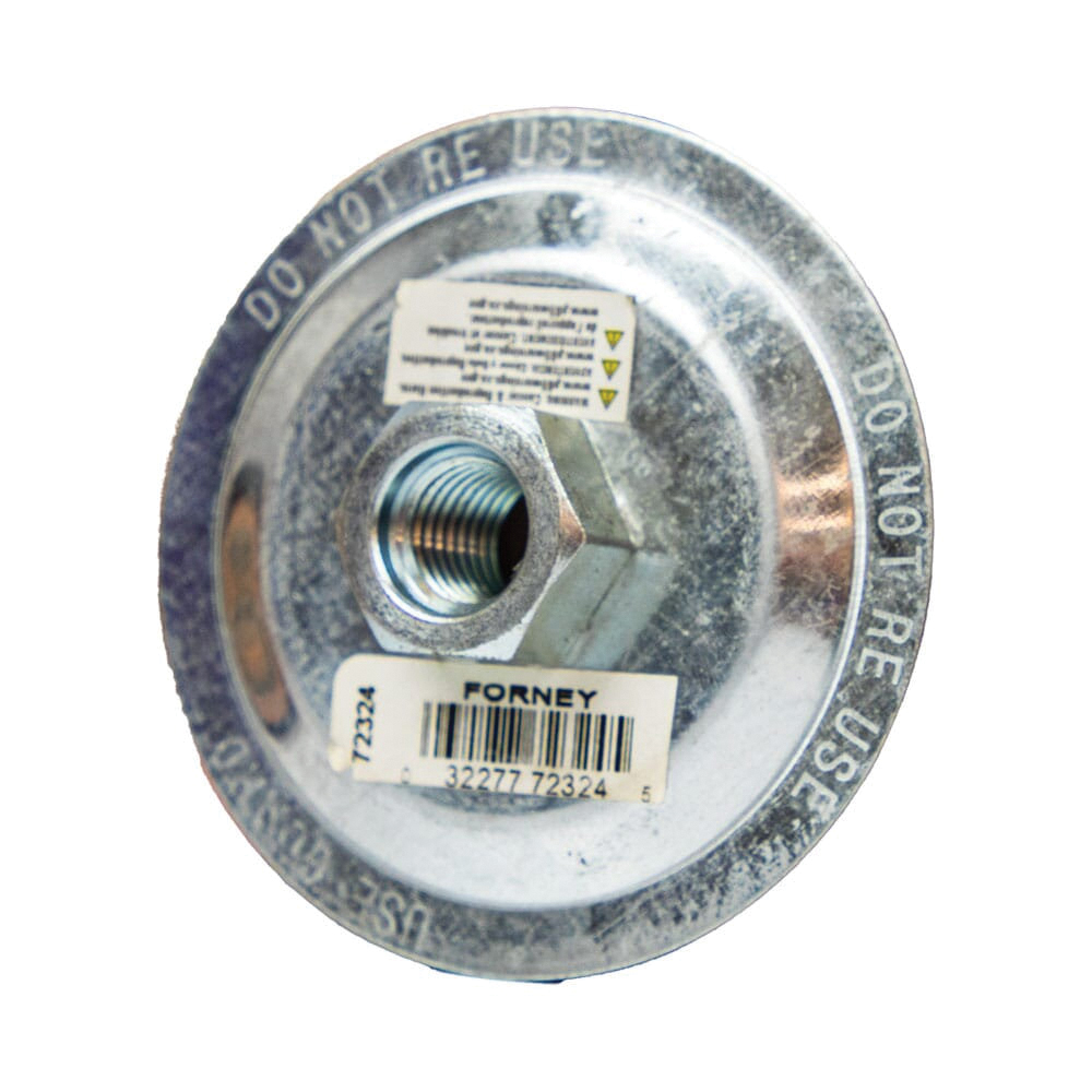 Forney 72324 Back Plate, For: 7 in and Larger Type 27 Depressed Center Wheels - 4