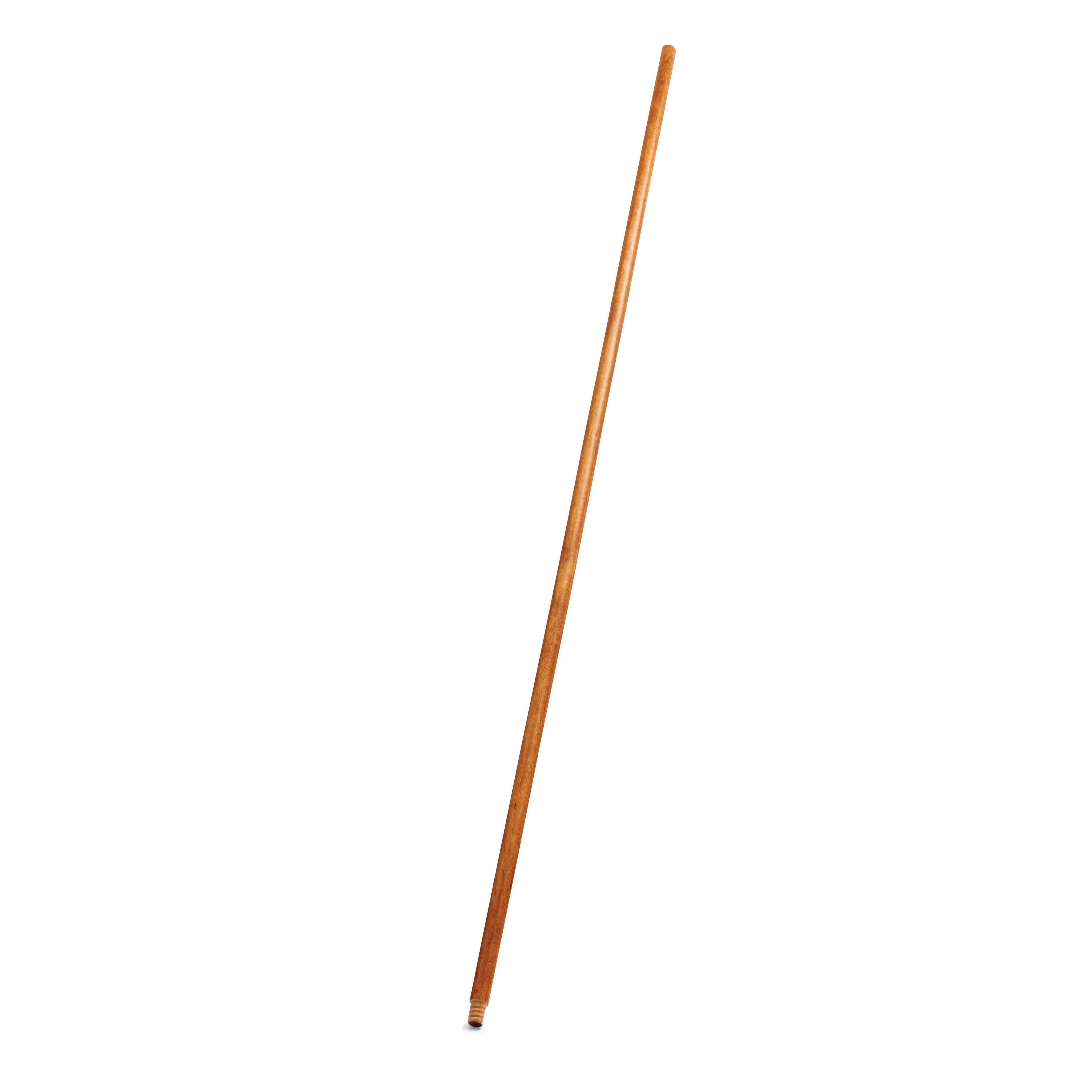 FG636100LAC Broom Handle, 15/16 in Dia, 60 in L, Threaded, Wood, Natural