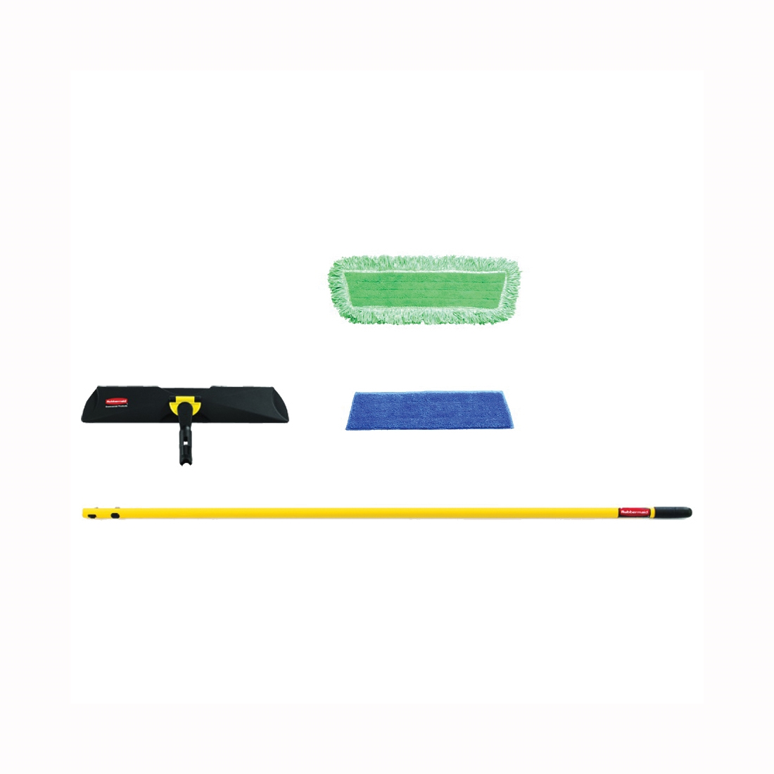 FGQ101200000 Mopping Kit, Plastic, Black/Yellow