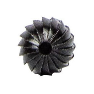 Forney 60070 Bulb Shaped Rotary File, 5/8 in Dia Cutting, 1 in L Cutting, 1/4 in Dia Shank, Steel - 3