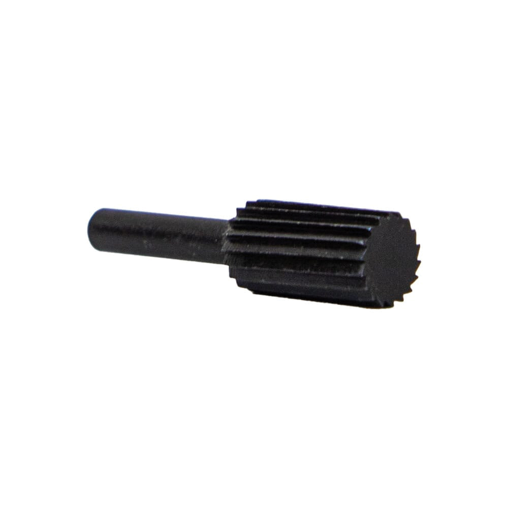 Forney 60073 Cylindrical Rotary File with Flat Top, 1/2 in Dia Cutting, 1 in L Cutting, 1/4 in Dia Shank, Steel - 2