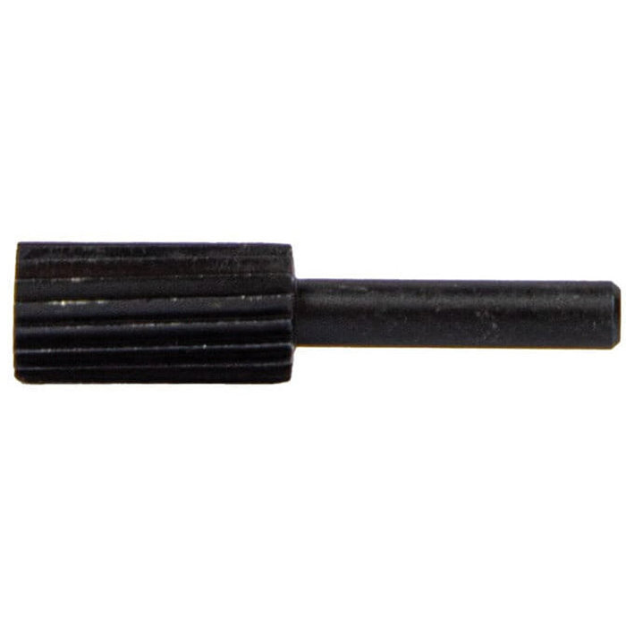 Forney 60073 Cylindrical Rotary File with Flat Top, 1/2 in Dia Cutting, 1 in L Cutting, 1/4 in Dia Shank, Steel - 4