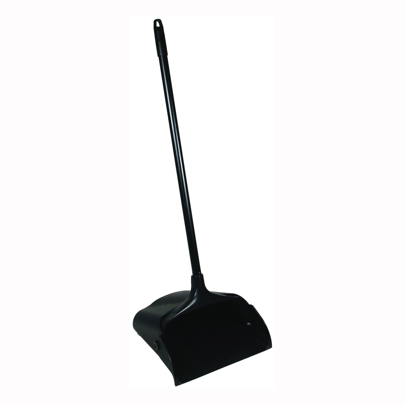 1887090 Dustpan, 12.8 in L, 11.3 in W, Plastic, Black