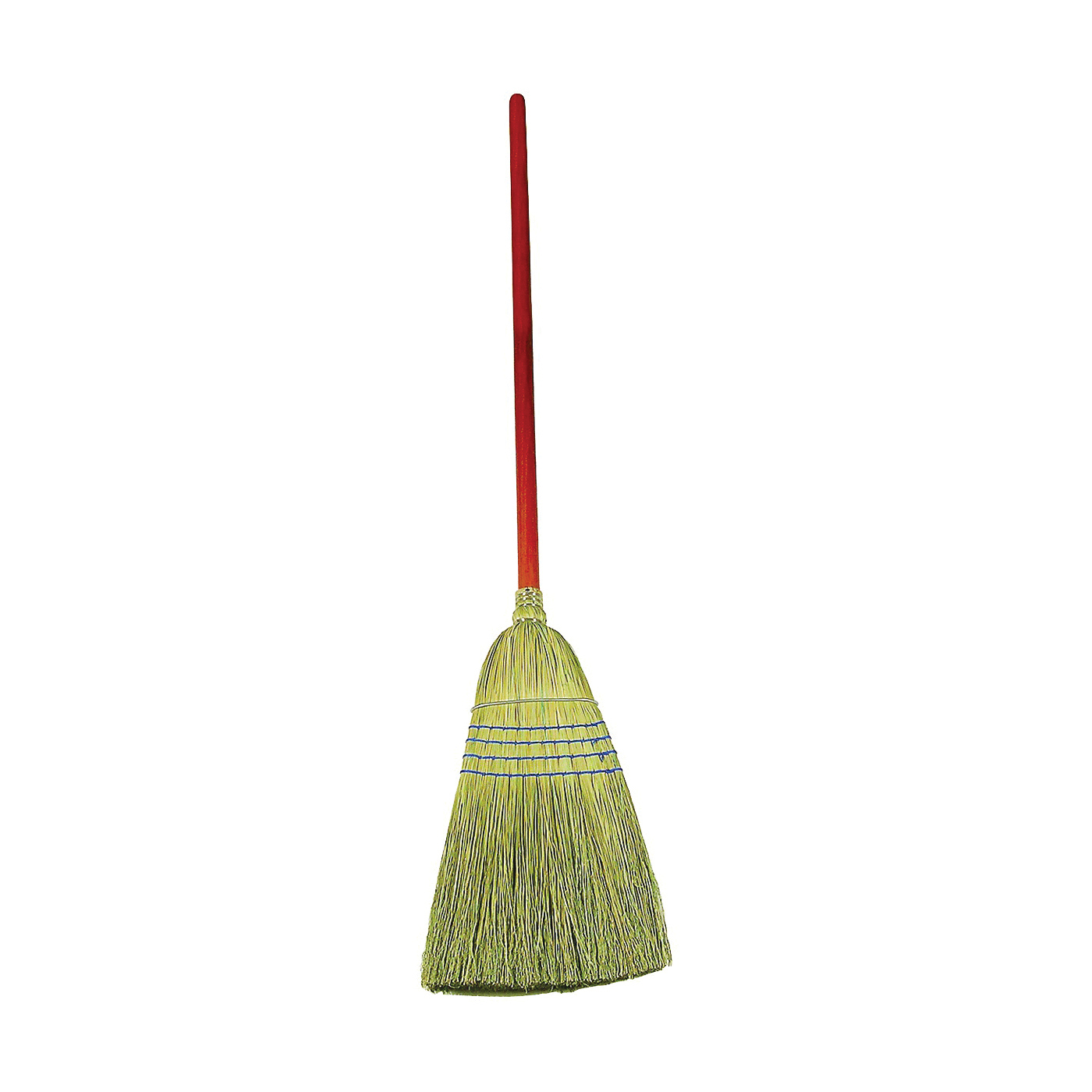 FG638300BLUE Warehouse Broom, 12 in Sweep Face, Corn Fiber Bristle, 58-1/4 in L, Blue