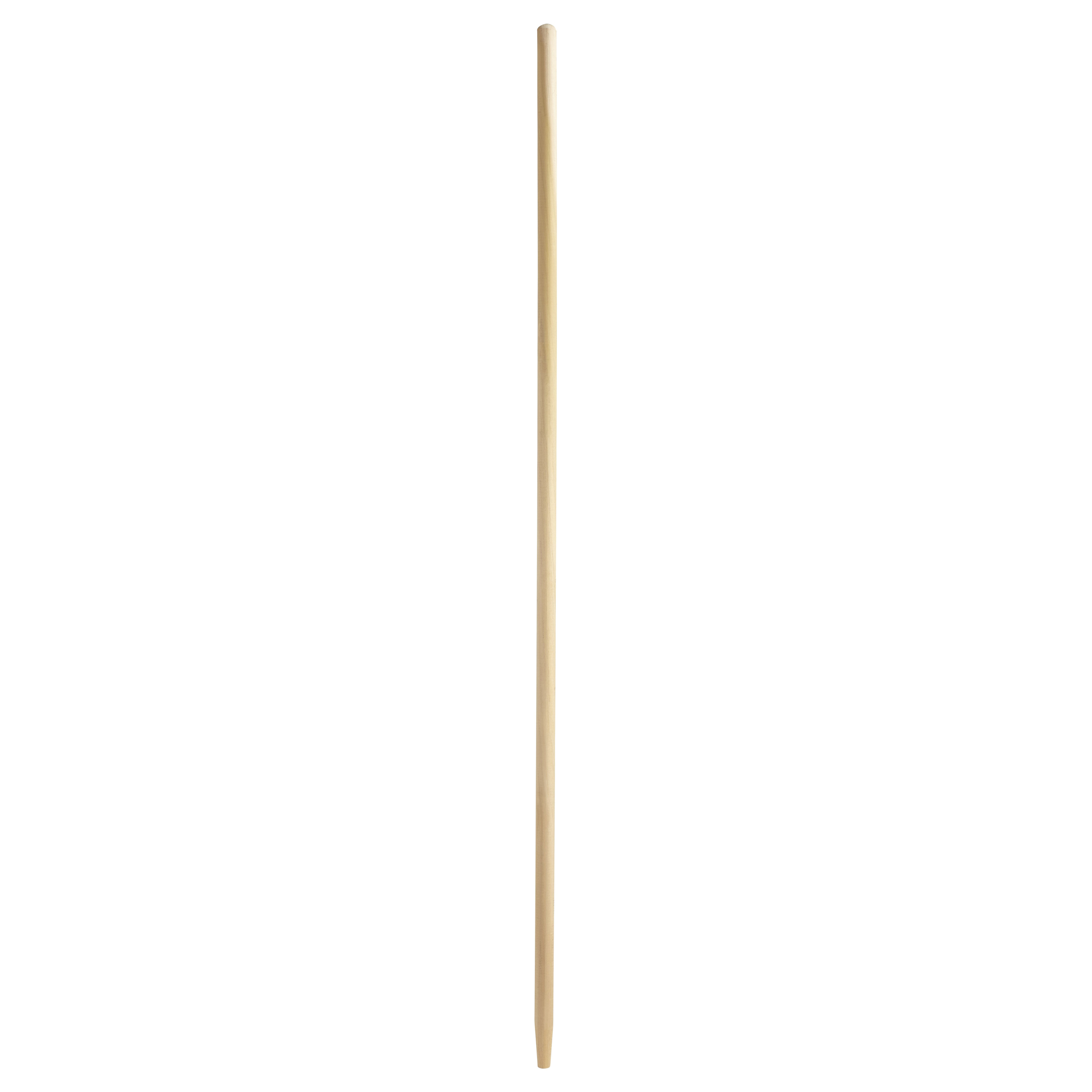 FG636200NAT Broom Handle, 1-1/8 in Dia, 60 in L, Tapered, Wood, Natural