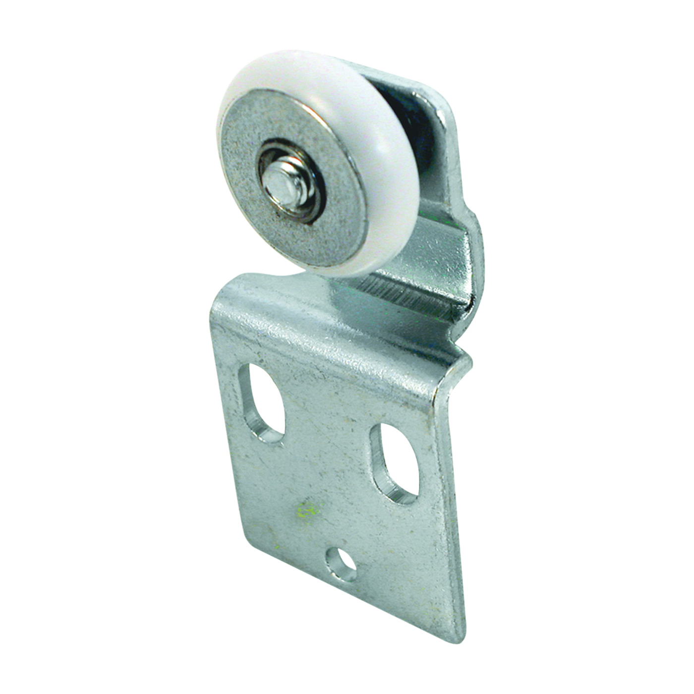 N 6516 Roller Assembly, 3/4 in Dia Roller, 1/4 in W Roller, Steel, Silver, 1-Roller, 60 lb, Side
