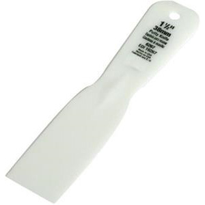 Marshalltown 6267 Putty Knife, 1-1/2 in W Blade, Plastic Blade, Plastic Handle, Comfort-Grip Handle - 1
