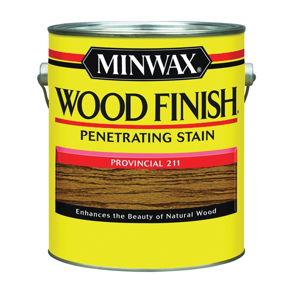 71002000 WoodStain, Semi-Transparent, Provincial, Liquid, 1 gal, Can