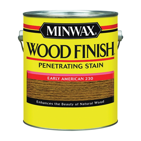 71008000 WoodStain, Semi-Transparent, Early American, Liquid, 1 gal, Can