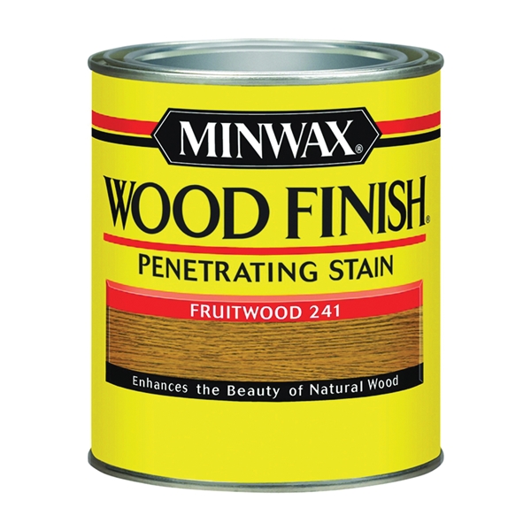 70010444 Wood Stain, Semi-Transparent, Fruitwood, Liquid, 1 qt, Can
