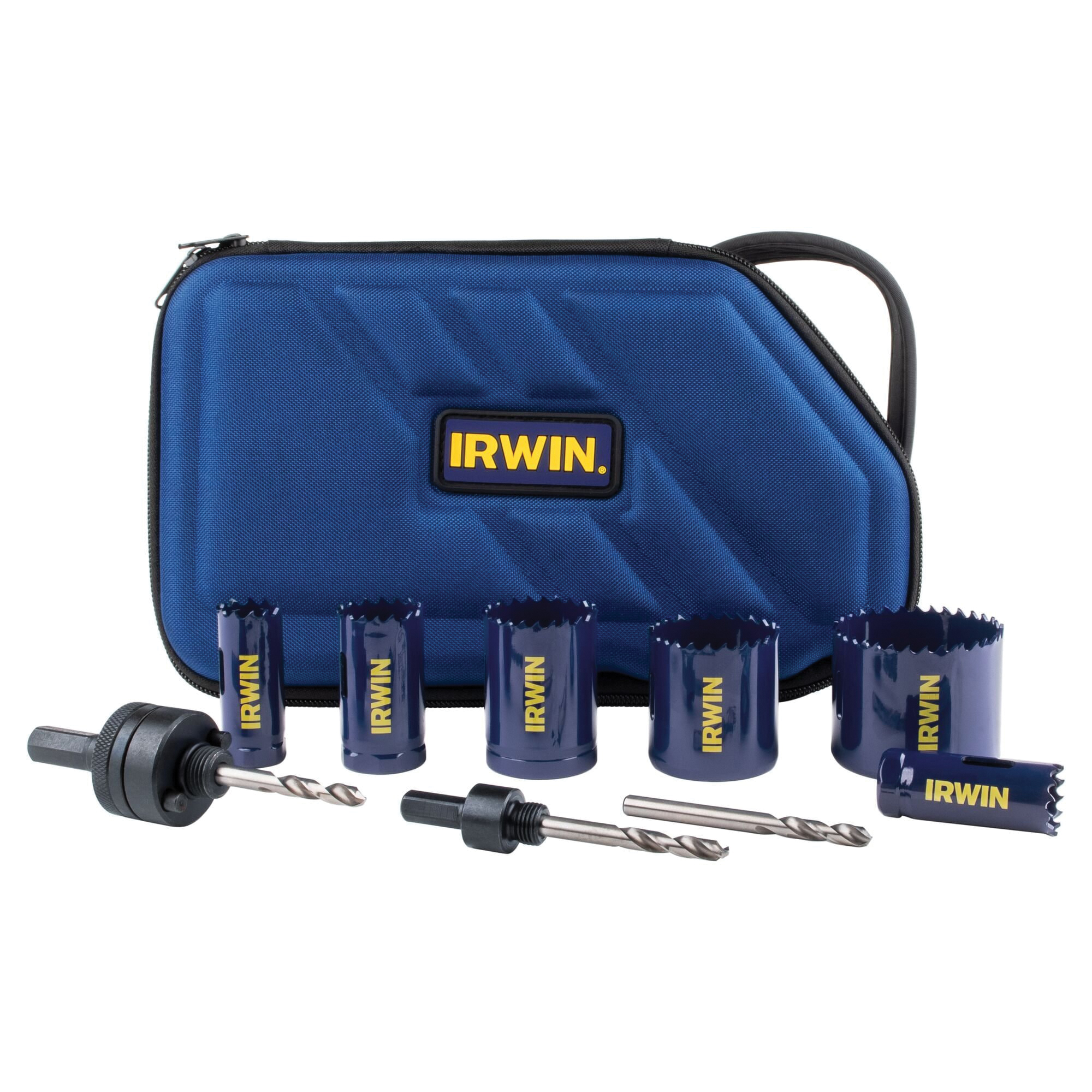 Irwin 3073003 Hole Saw Electrician's Kit, 9-Piece, Bi-Metal - 2