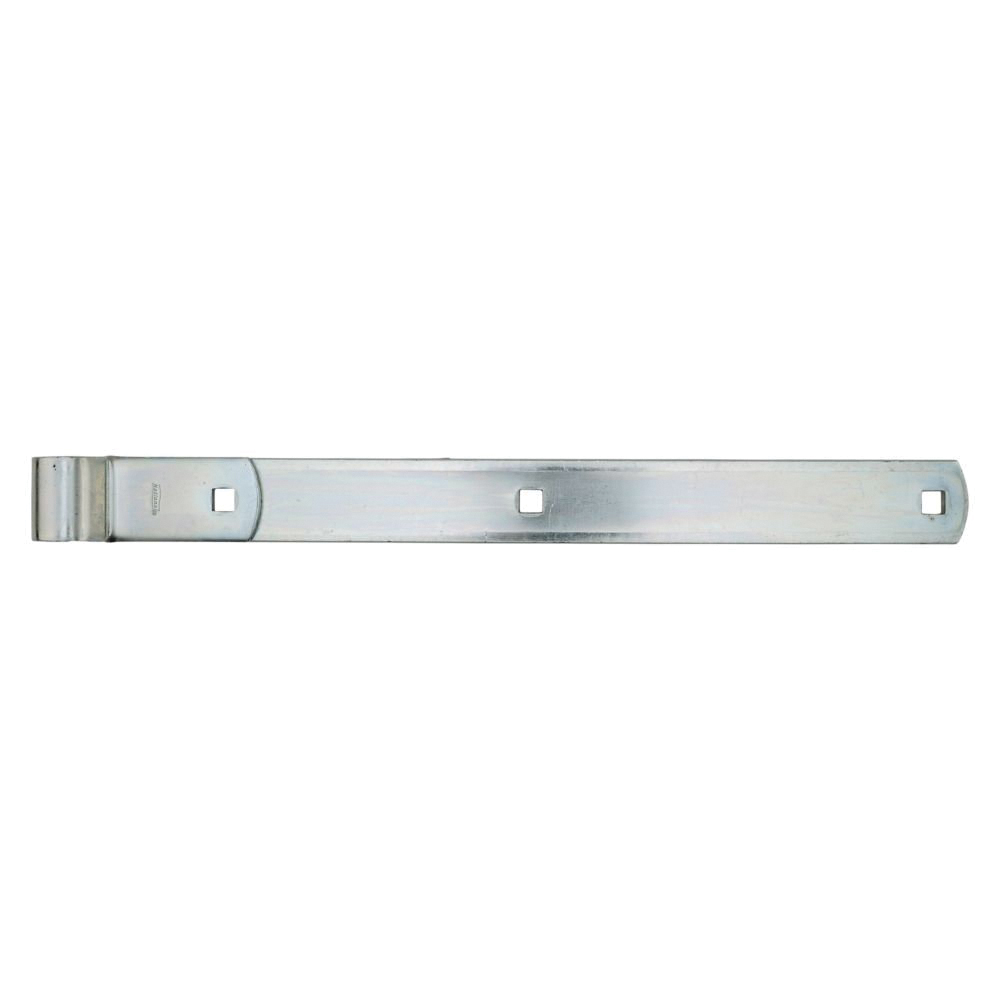 N168-336 Strap Hinge, 1.52 in H Frame Leaf, 1/4 in Thick Leaf, Steel, Zinc-Plated, Screw Mounting