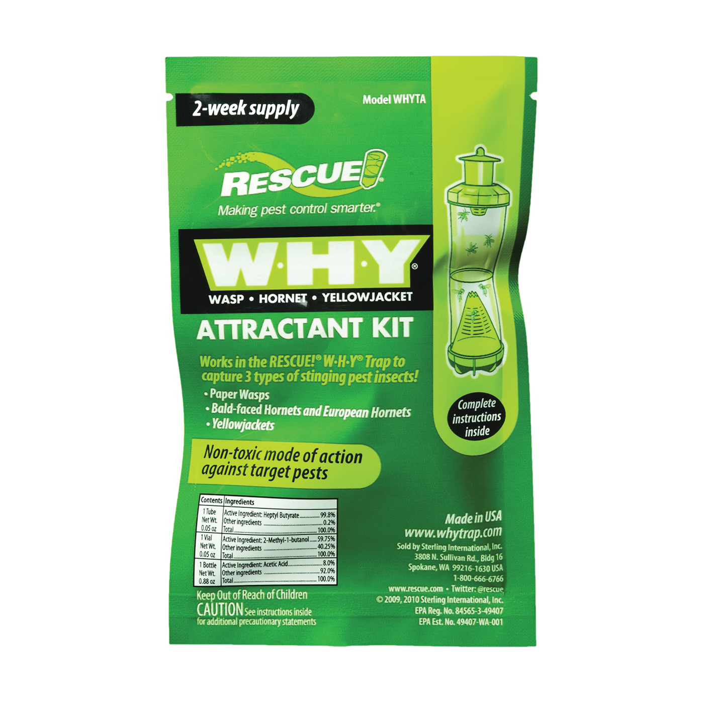 W•H•Y WHYTA-DB6 Attractant Trap