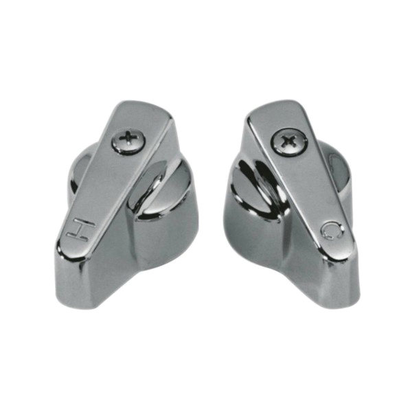 80837 Universal Faucet Lever Handle, Zinc, Chrome-Plated, For: Universal Two Handle Faucets