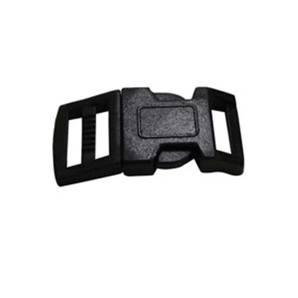 PCBBS Paracord Bracelet Buckle, Plastic, Black