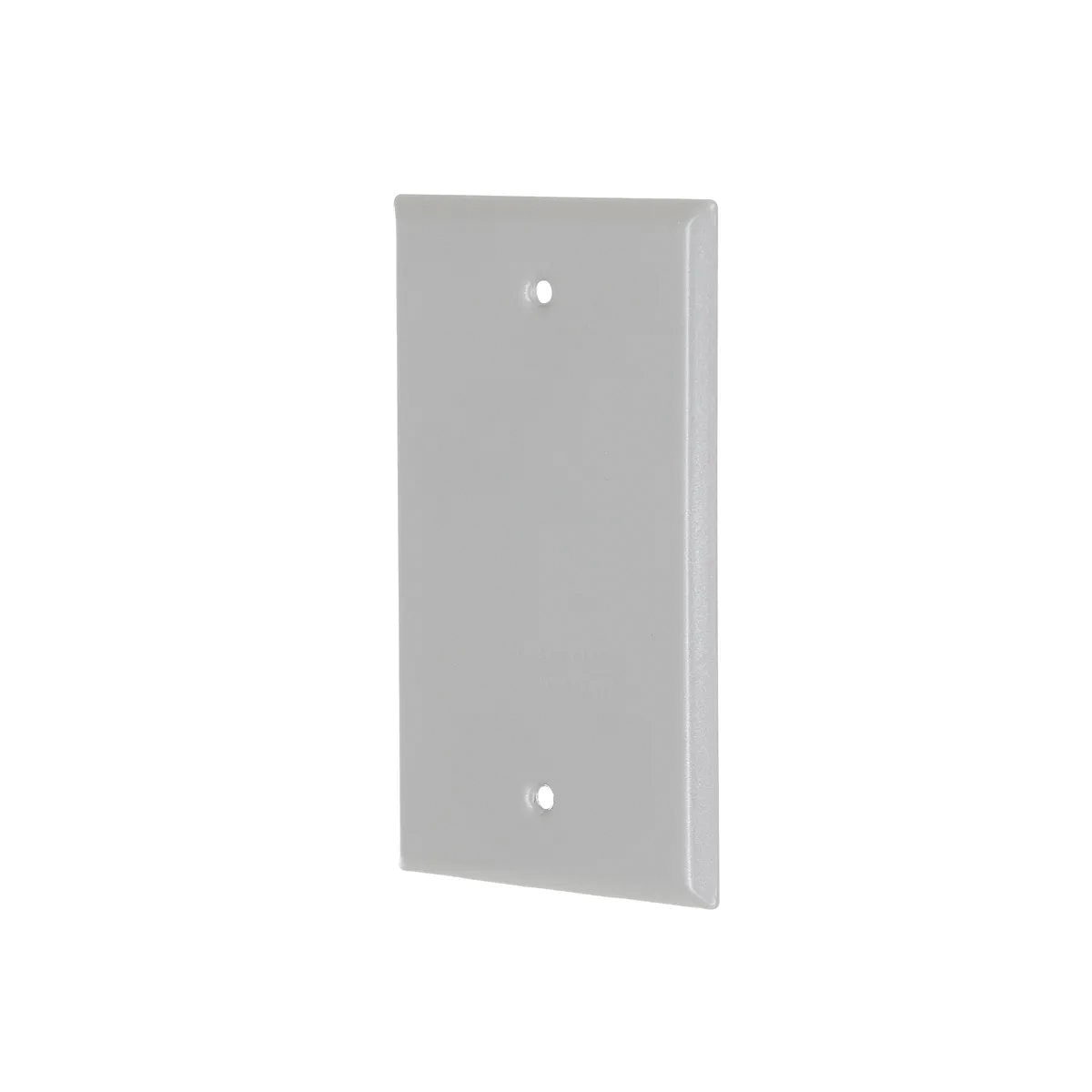 Hubbell 5173-0 Cover, 4-17/32 in L, 2-25/32 in W, Aluminum (Metal), Gray, Powder-Coated