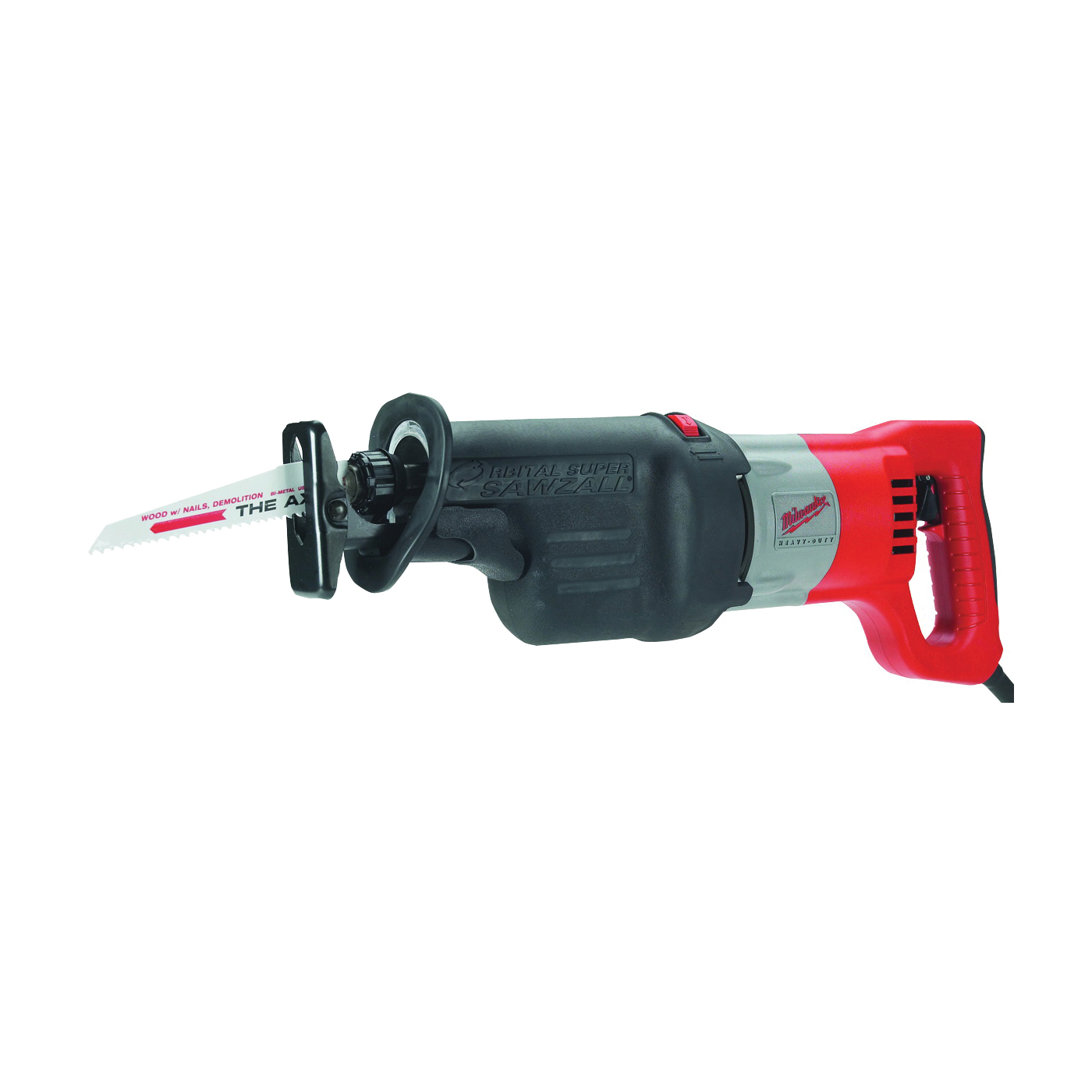 Milwaukee 6536-21 Series Reciprocating Saw, 8 ft L Cord, 13 A, 1-1/4 in L Stroke, 0 to 3000 spm