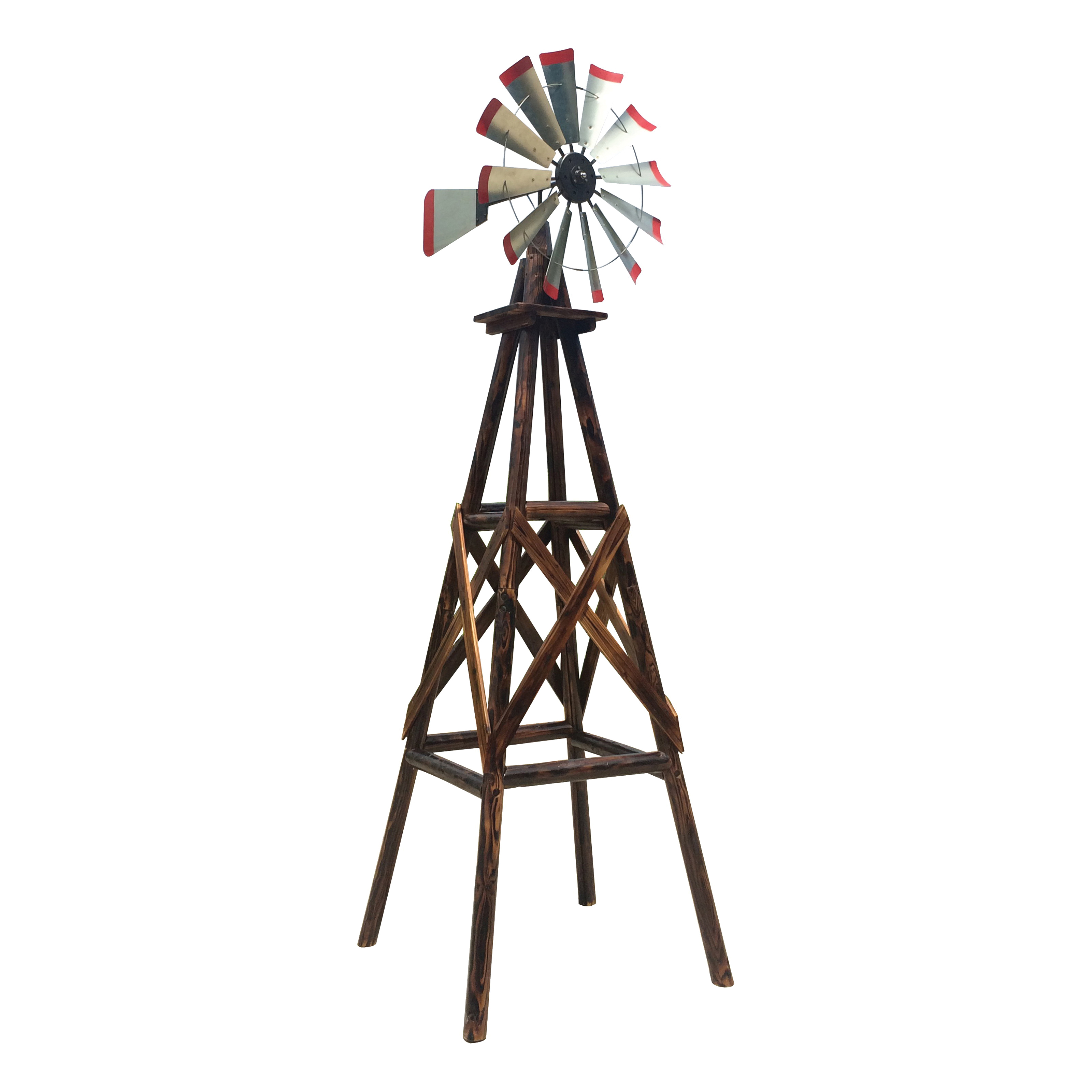 Leigh Country TX 93485 Char-Log Windmill, 9 ft H Tower - 1