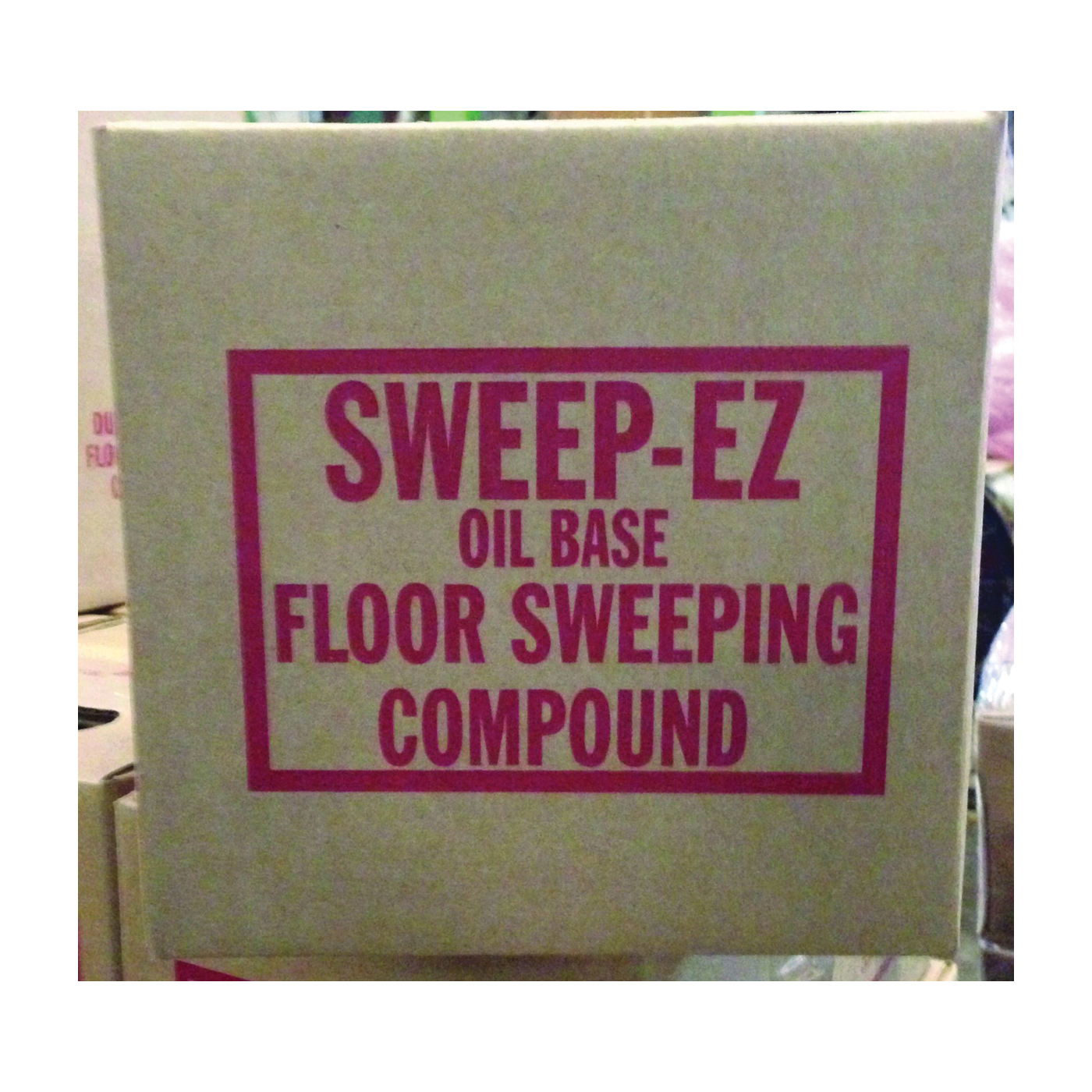 3400 Sweeping Compound, Sanded, 50 lb, Unscented, Red