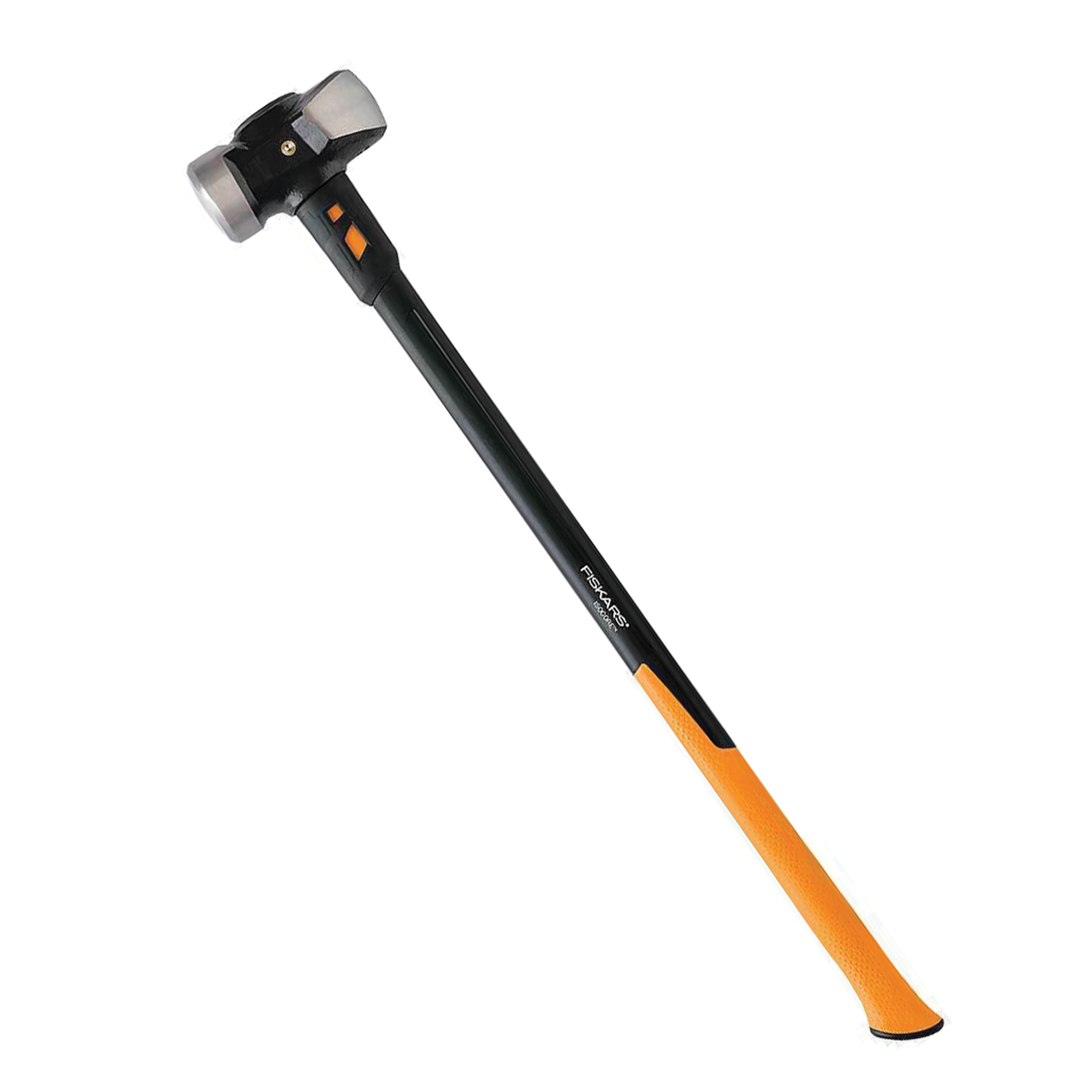 FISKARS IsoCore Series 750610-1001 Hammer, 8 lb Head, Sledge, Steel Head, Fiberglass Handle