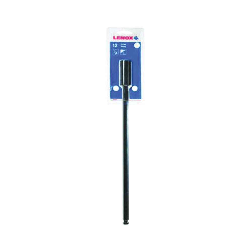 Speed Slot 3084712X Hole Saw Extension, 1/2 in Shank, 12 in L, Hex Shank