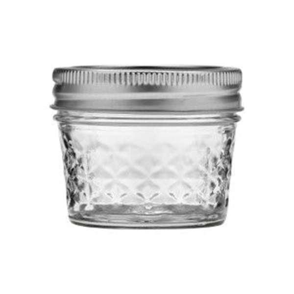 Ball Quilted Crystal 1440080400 Mason Jar, 4 oz Capacity, Glass - 2