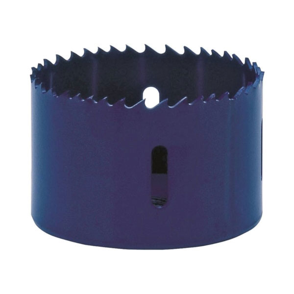 373358BX Hole Saw, 3-5/8 in Dia, 3 in D Cutting, 3/8 in Arbor, 4/6 TPI, HSS Cutting Edge