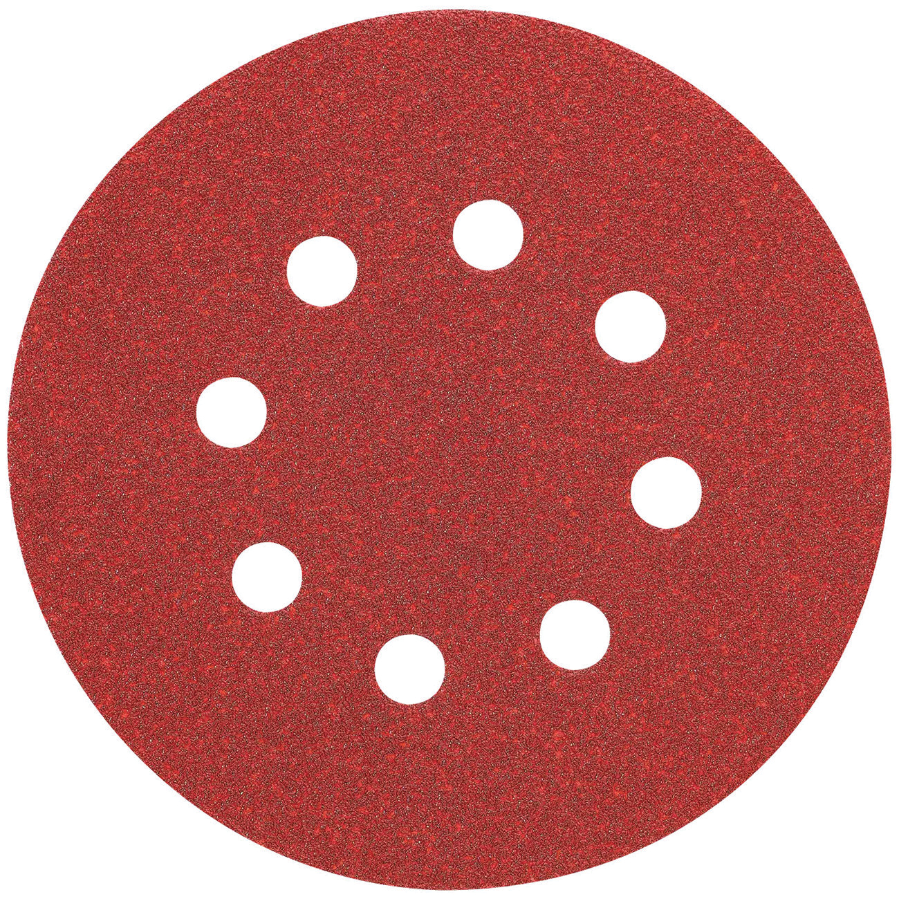 DW4309 Sanding Disc, 5 in Dia, 80 Grit, Medium, Aluminum Oxide Abrasive, Paper Backing, 8-Hole