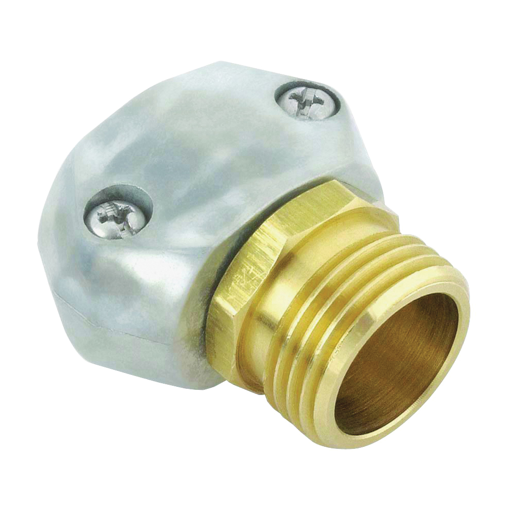 01MZ Hose Mender, 5/8 x 3/4 in, Male, Zinc